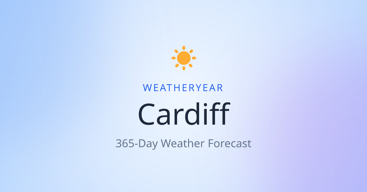 Weather in Cardiff | WeatherYear